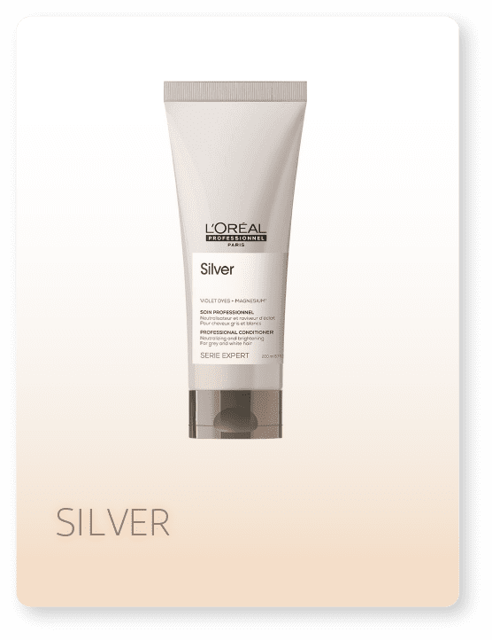 Acondicionador plateado para cabellos blancos y/o grises 200ml