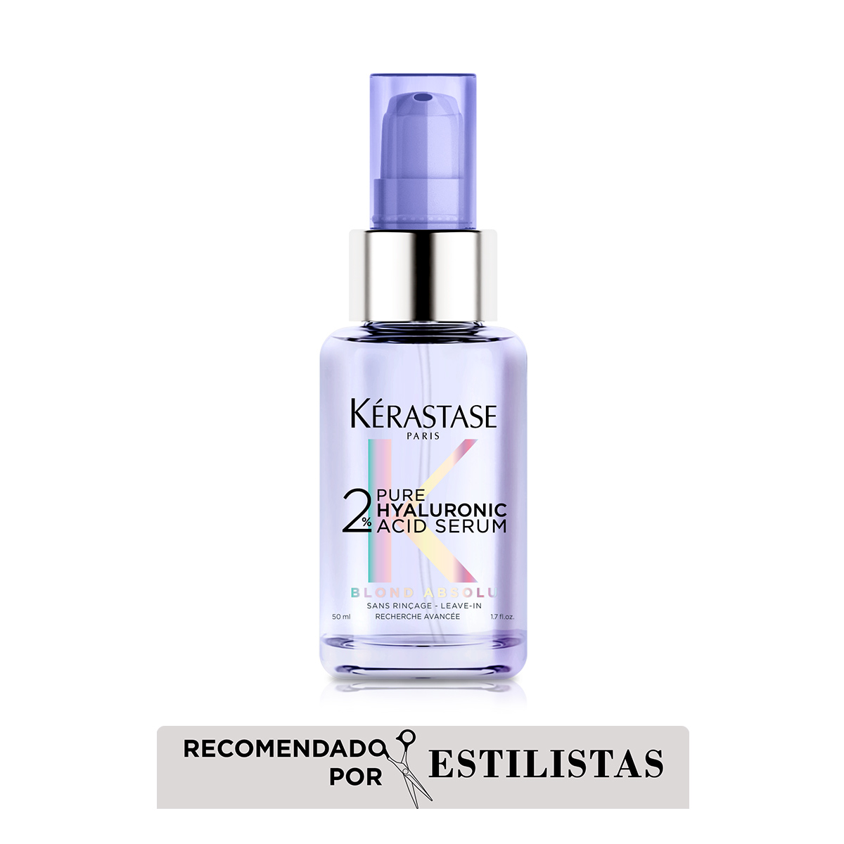Blond Absolu Kérastase 50ml Sérum de ácido hialurónico puro para reparar el cabello rubio dañado